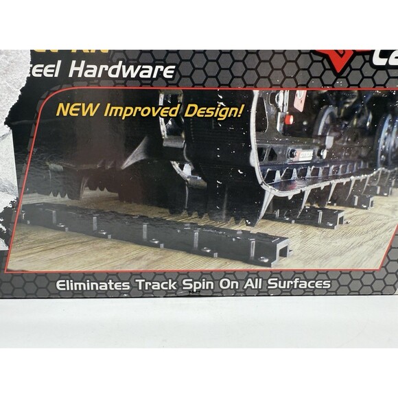 Caliber Grips 13200, Snowmobile Trailer Traction 6 piece 15" Kit Black - Picture 9 of 11